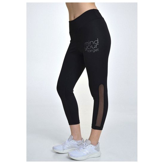 Target Γυναικείο κολάν Scuba & Sheer Fabric 7/8 Leggings "Mind" Target Γυναικείο κολάν Scuba & Sheer Fabric 7/8 Leggings "Mind"